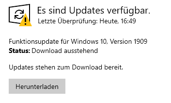 Only Windows 1909 available, manual updates fail 43ade44a-96bf-4ff5-a1a9-65ae6094568f?upload=true.png