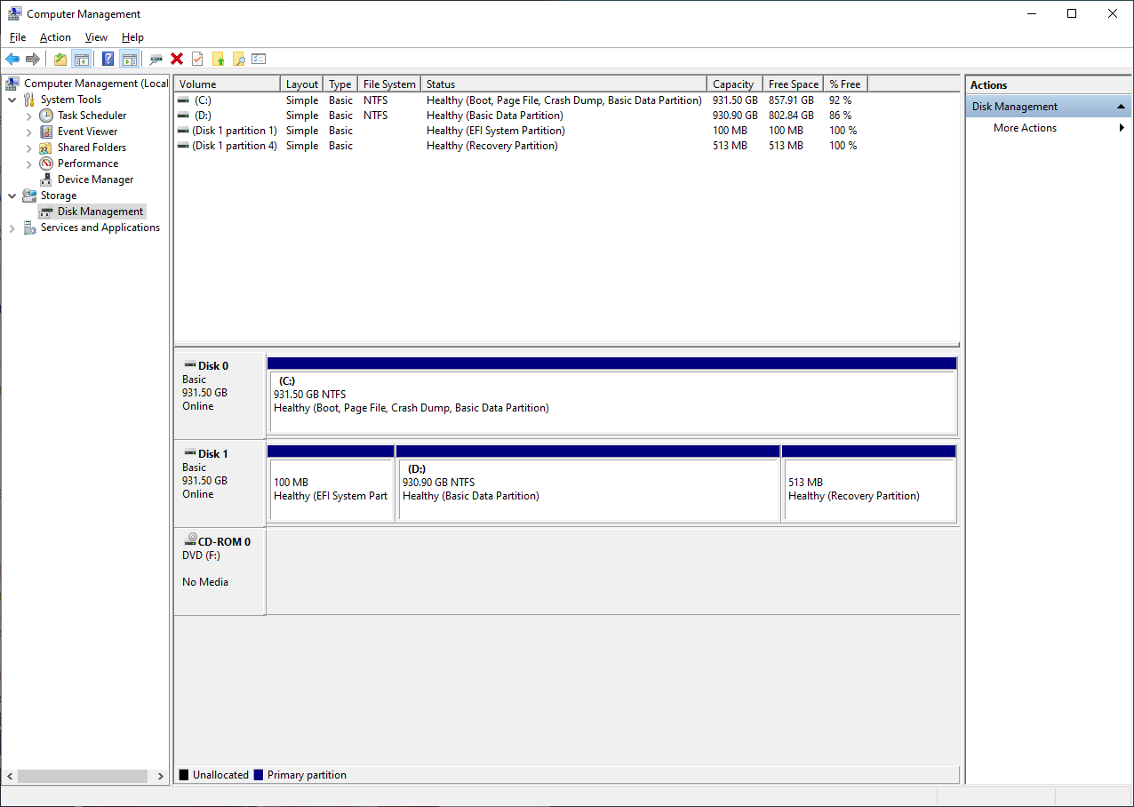 Will windows still boot on the first drive if I delete the partitions on my second drive? 43b51456-4a60-44e6-addd-836d8aaccd8c?upload=true.png