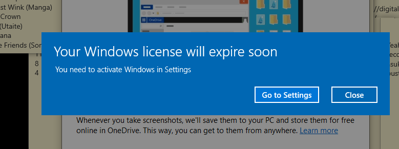 My windows 10 is activated but why there always pop up screen says my windows license will... 43ce25ff-d29a-49ce-ba10-ee84af903126?upload=true.png