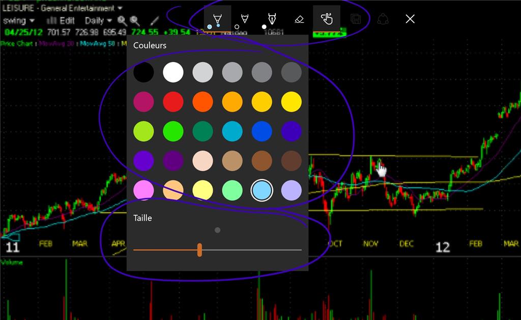 Select the default pen size and color while drawing and writing on photos 43d10f63-378d-435f-a560-3ca82de1f3d6.jpg