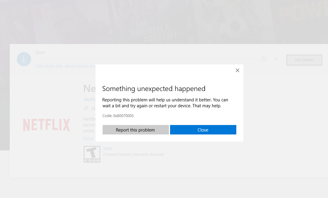 I get an error code with literally every single thing I do that includes Microsoft on my... 43f26d4f-8ef5-4b7f-8d91-c39afb5d1380?upload=true.png