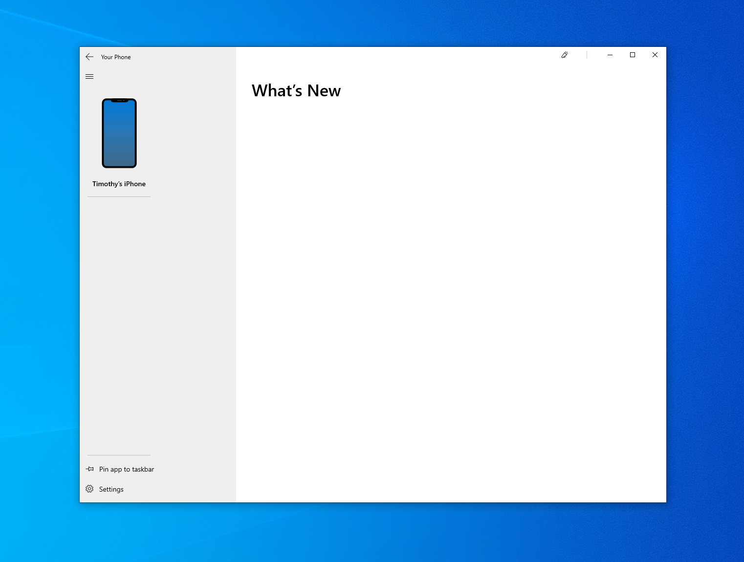 Microsoft My Phone App showing up blank 4406b9e3-bba2-48c1-85ed-b5282530e74d?upload=true.png