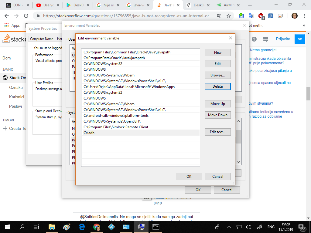'java-version' is not recognized as an internal or external command, operable program or... 44287e45-fd26-4bfb-b8dd-79a0fe2c6e88?upload=true.png