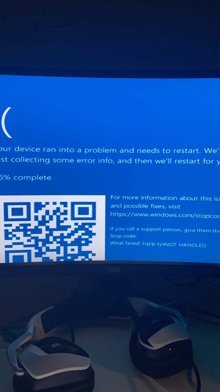 BSOD tcpip.sysNOT HANDLED PC randomly restarts 44354e0d-778d-47ab-8e2f-ae53807e5a00?upload=true.jpg