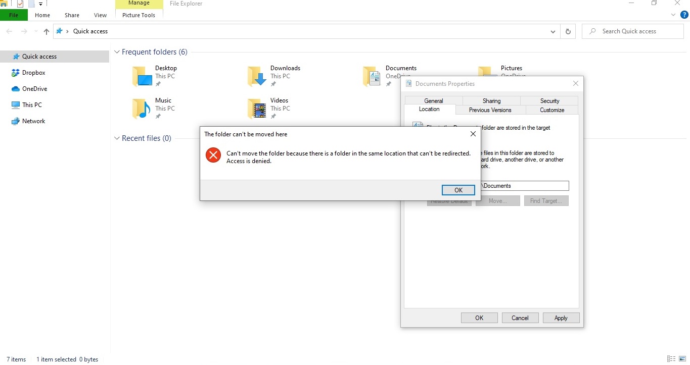 Location of Documents and Pictures folders have moved to OneDrive and I cannot bring them... 4448f207-23a6-4452-8405-d205fdff5548?upload=true.jpg
