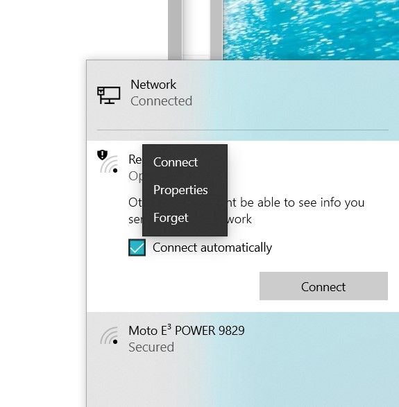 Dark Context menu in Light Theme when clicking on options for Wi-Fi 444fab00-c421-44c7-8568-27ce5b66cc3a?upload=true.jpg