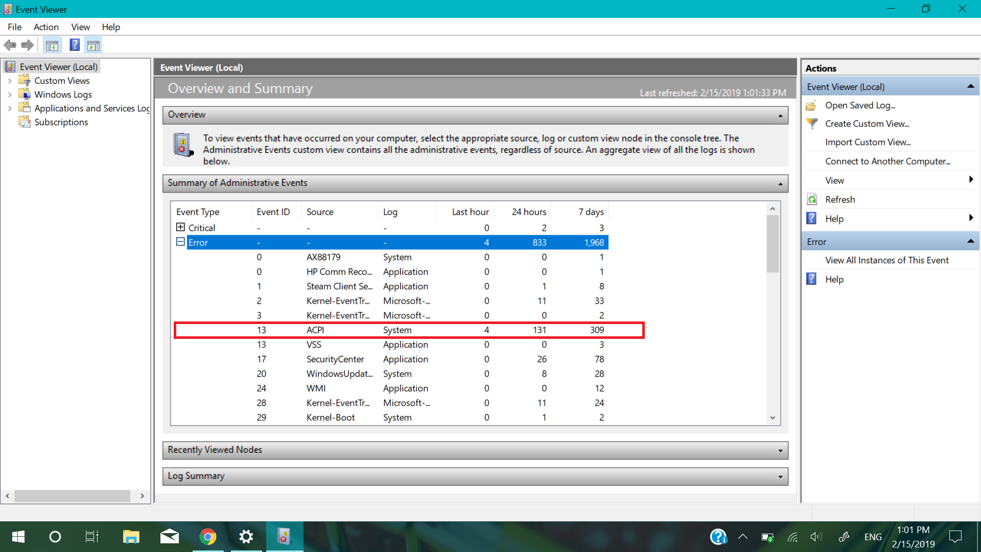 ACPI error event 13: a benign error or something serious? 4469f2c6-570d-4ea8-ac38-65da92b03399?upload=true.png
