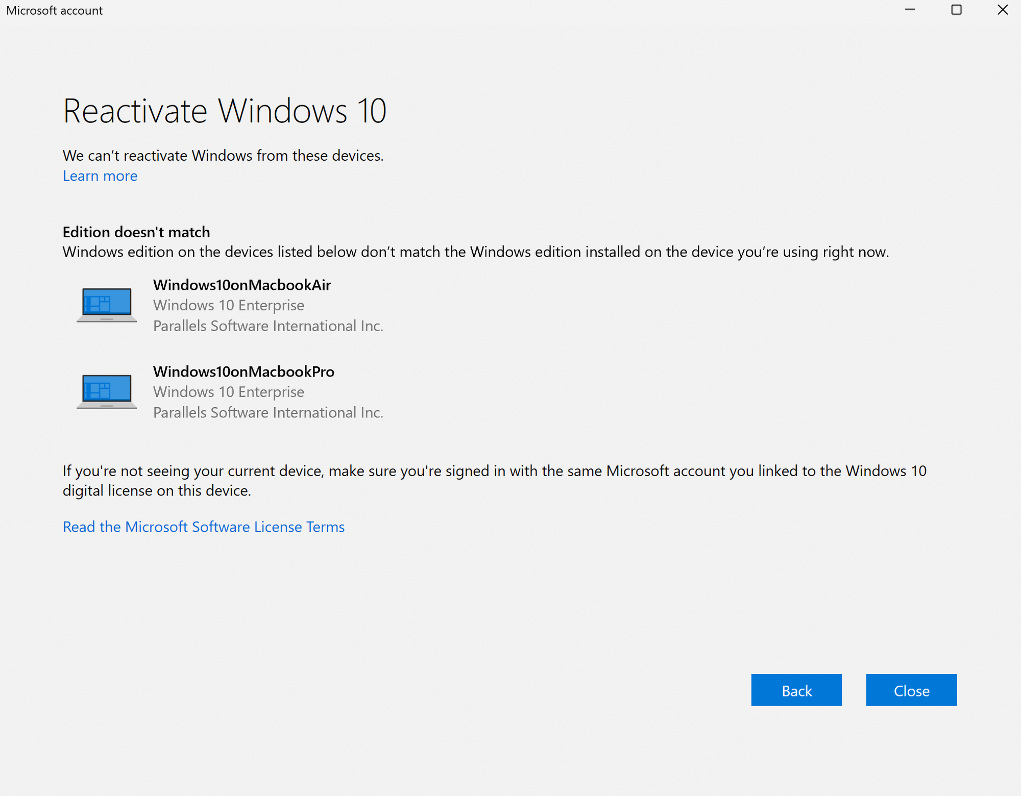 Cant Reactivate Windows 11 Pro Digital License After Unlinking Device from Microsoft Account