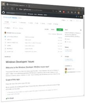 New Windows 10 Developers Landing Page and GitHub Repo 44a527ffacf4754a4486ac87abb0d7b0.png
