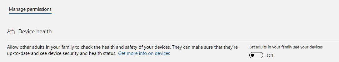 Turning off "Let adults in your family see your devices" has no effect 44c49673-04ff-4f6a-aae5-98543d58950b?upload=true.png