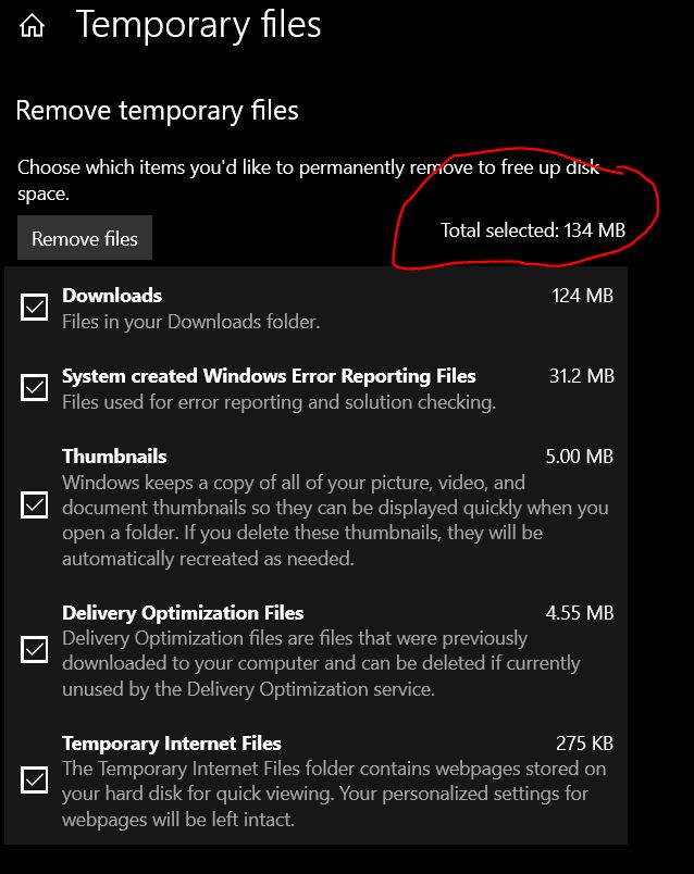 Unable to view and delete the 83GB of Temporary Files present in my C drive. 44c610bb-fda4-4bd0-9d1b-968d2bf985bf?upload=true.jpg