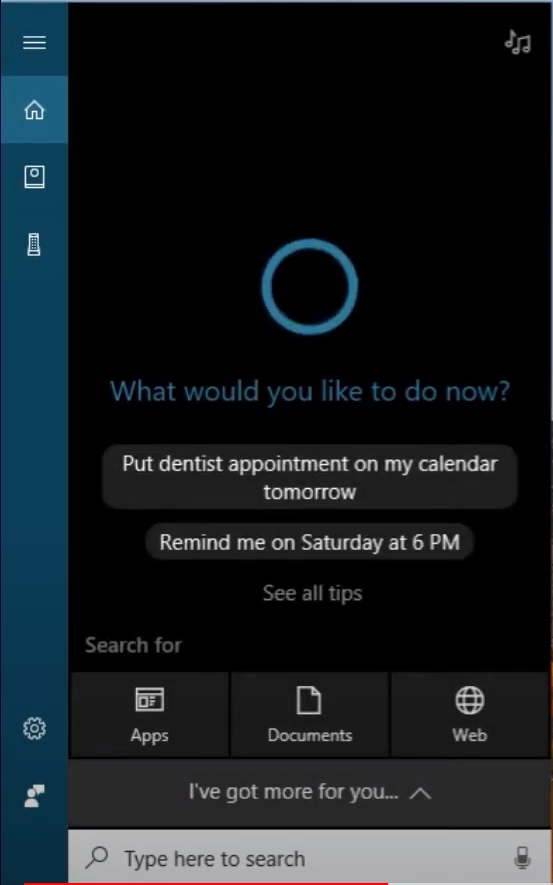 Why my Cortana menu different 44dbdc92-8372-4f0d-9ab1-396cc27e9dc2?upload=true.png