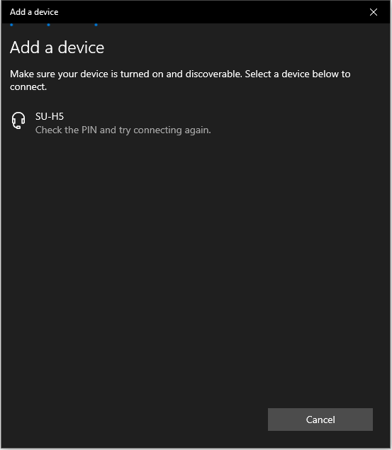 [Bluetooth] Check the pin and try connecting again. 4509e216-f145-4fad-9f94-d125e0651281?upload=true.png