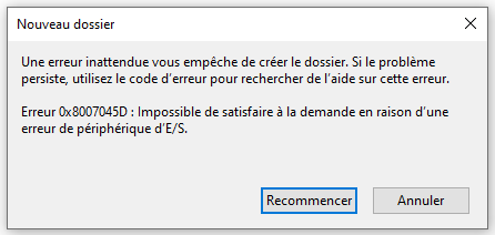 Can't create a new folder in external hard drive - impossible de créer un nouveau dossier... 450f6bf9-d675-4181-a9c3-5ac2c60629fe?upload=true.png