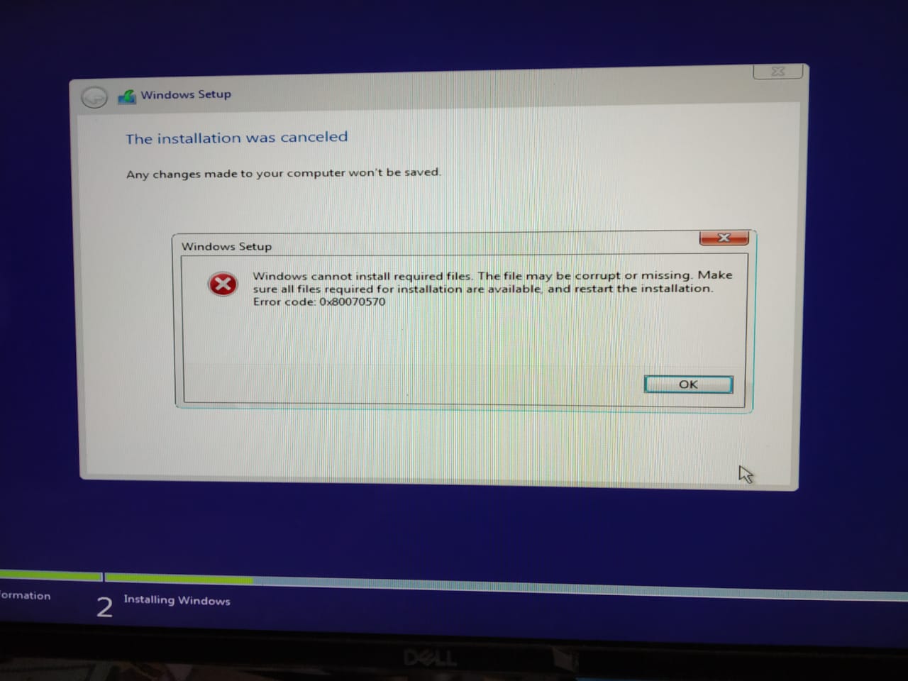 when i install error code comes whats the reason i try USB bootable 4511cdc2-8392-4b89-b2c4-f15cc2bf9f46?upload=true.jpg
