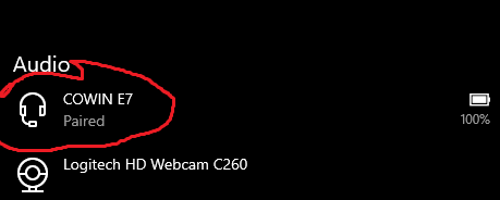 My Bluetooth headphones are paired and connected. Now how do I get audio to be played... 45200a57-882f-4925-861d-08de51aa65e7?upload=true.png