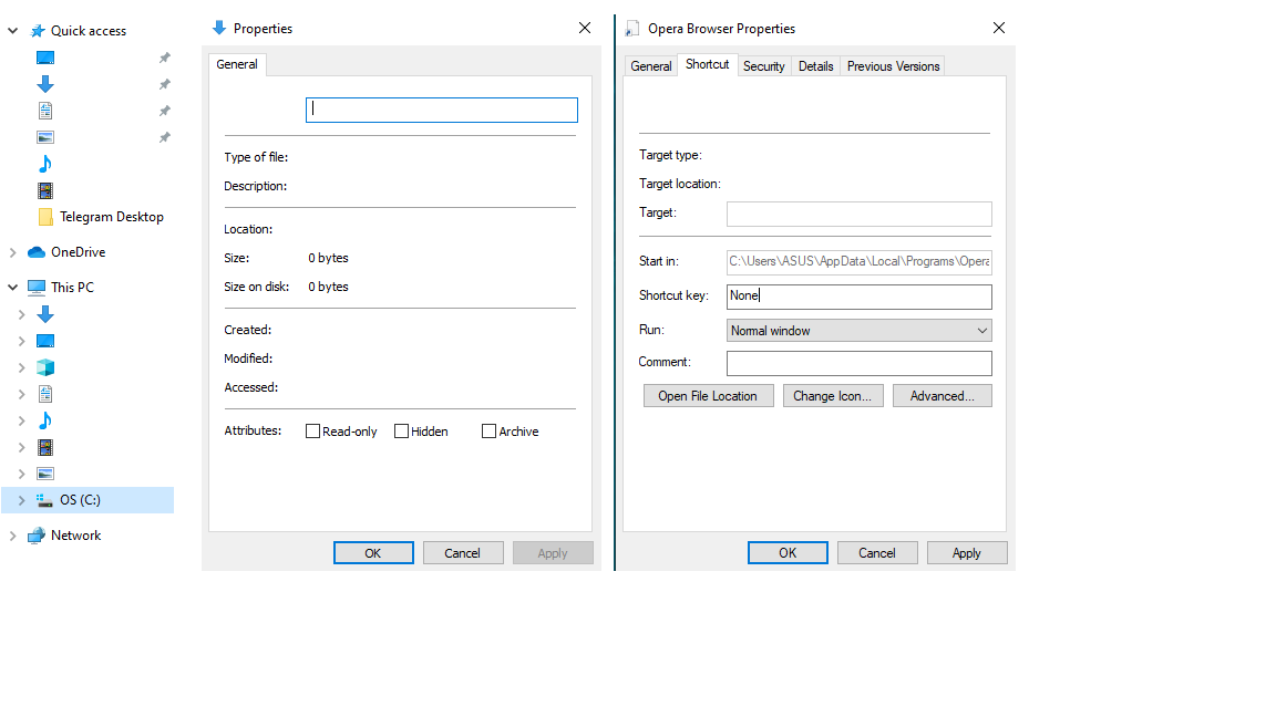 Lost all system shortcut links 452b204a-16e9-4e56-9da9-92e142988cfd?upload=true.png