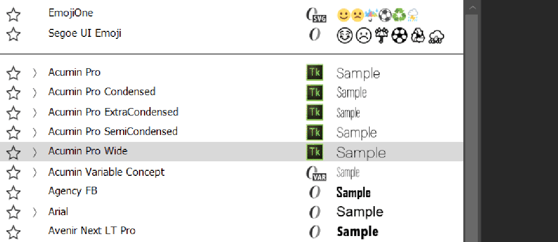 Font showing. Not Activated. Not stored in 'Fonts' folder? 455b1121-007a-42cc-a091-f71cb1f40459?upload=true.png