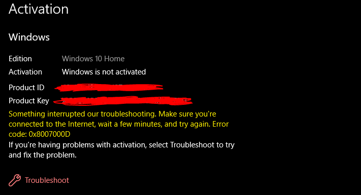 Randomly getting activate Windows when its activated and it goes away on restart  error... 45cd051b-533d-4aef-88a3-86a5de4dccf4?upload=true.png