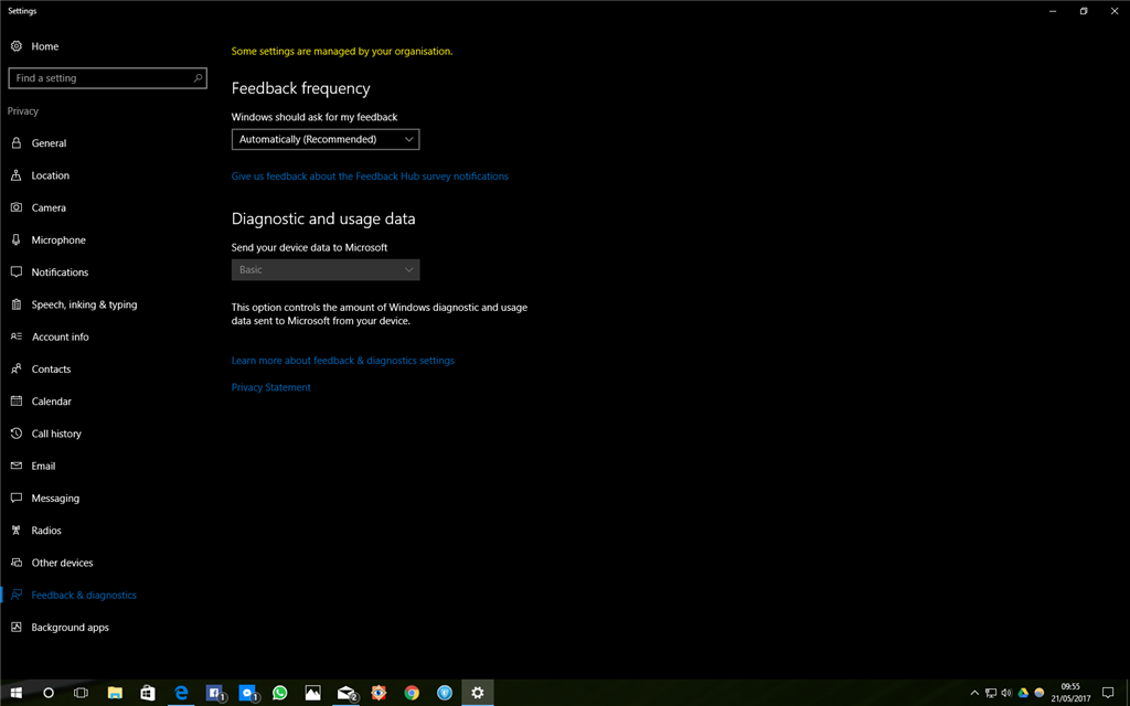 feedback hub: recreate the problem is greyed out 4652fdfc-2ec0-41e3-a608-6496b1e59836.png