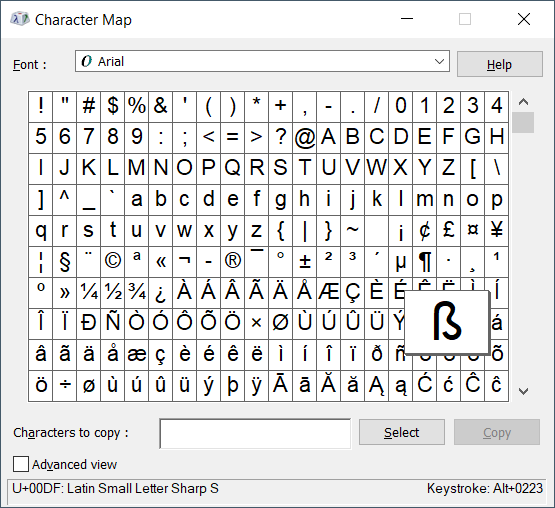 I Can T Get The Eszett German Letter On Spanish Laptop Keyboard