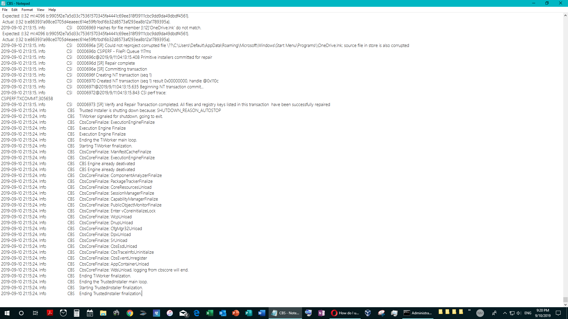 How do I fix the corruptions that Command Prompt said I had but could not fix? 466c22a1-1c0c-4058-8036-5eda7b84b7bd?upload=true.png