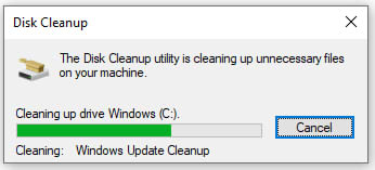 Disk Cleanup gets very slow on Windows Update step issue. 467c4d67-7b67-4a71-bfb8-d3f3c02390f3?upload=true.jpg