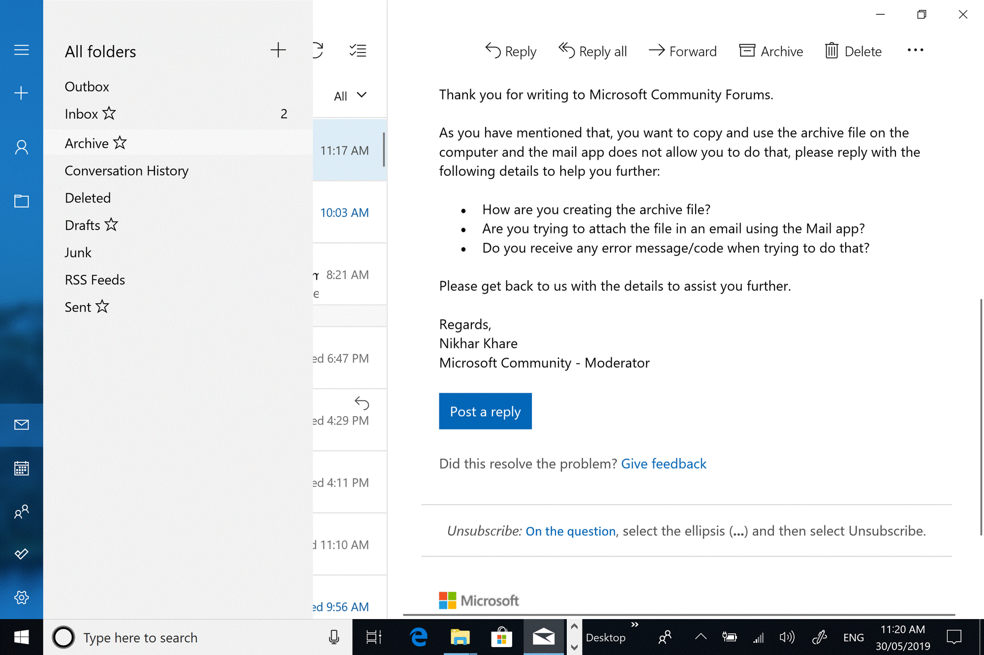 how do you archive your mail IDs too a file? 4685923d-edae-4785-8819-e56c29051eba?upload=true.gif
