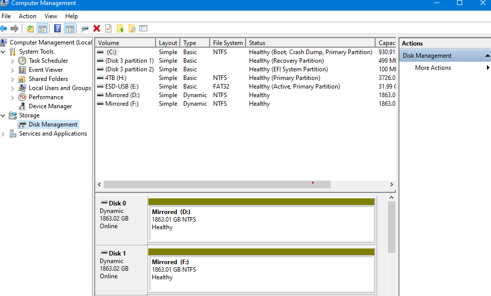 Windows 10 Mirrored Drives turned from red to a greenish colour 4687cde8-fe3b-4770-9afa-010580b8362f?upload=true.png