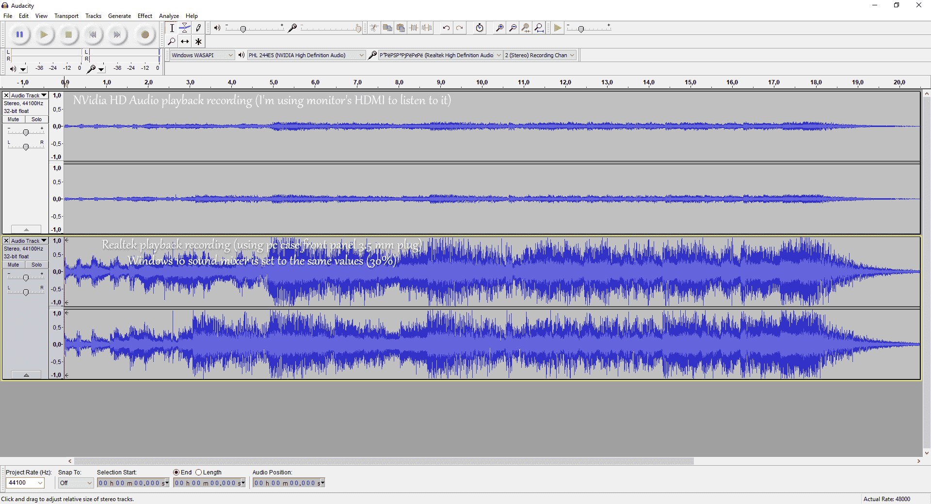 Recorded sound volume is much lower than what I can hear during recording 46dd8dfb-8526-4c87-9016-261c9bf31bbc?upload=true.png