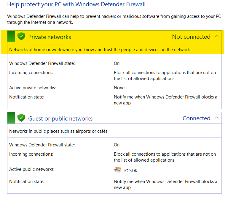 Windows starts with my Wifi network set as Public even though it is set to Private in Settings. 46fd8866-0a90-4eab-a8b8-03176cc515ce?upload=true.png