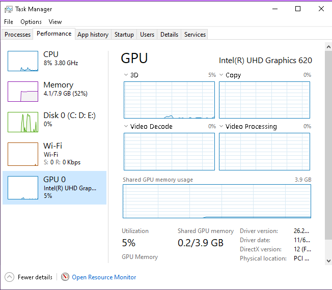 MY GPU IS 3.9 GB BUT VIDEO RAM IS ONLY 128MB. 47096d7d-e05f-4bac-a557-79218662c714?upload=true.png