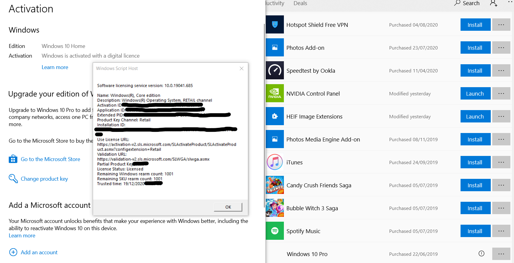 Microsoft Store showing old product license 47631969-302b-403e-b458-2e0c54eb6338?upload=true.png