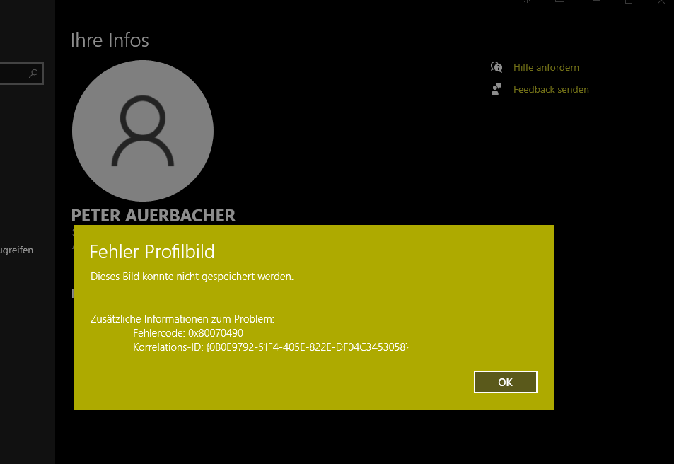 Trying to add a profil Picture shows error 0x80070490 479fdaa2-1b27-4052-8573-55b3c38c3830?upload=true.png