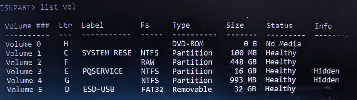 Windows 10 Reinstall failing with Stop code error - NTFS File System 47c677fe-5237-4f0a-ad86-2ee8cc6110f6?upload=true.jpg