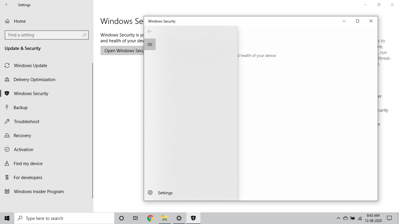 Windows Defender Missing after Windows 10 OS update version 2004 47c709bd-cc58-4120-8abb-5c3f60d31613?upload=true.png