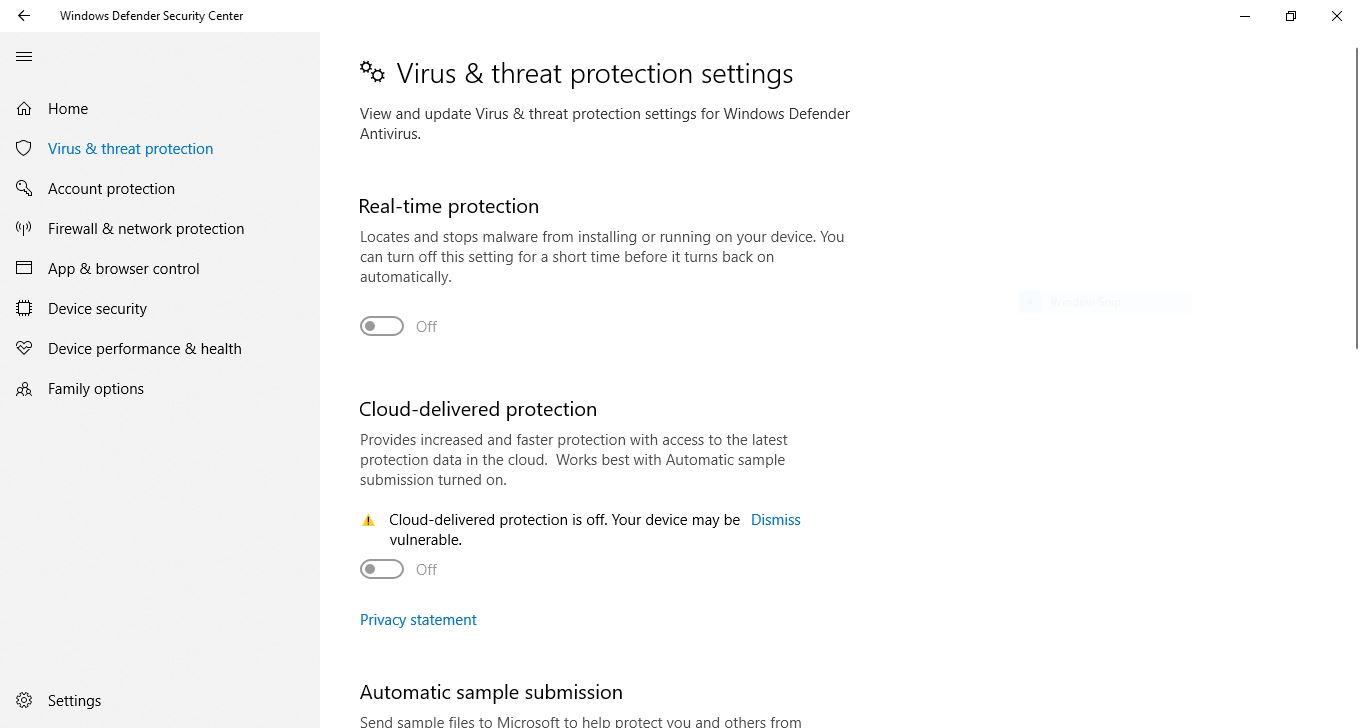 Windows Defender of Windows 10 stoped working and is not turning on 47ed0a44-011e-421b-b250-093d09b5b362?upload=true.jpg