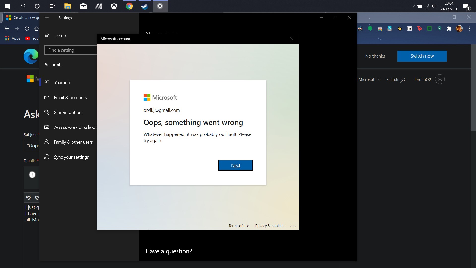 "Oops, something went wrong" message when signing into Microsoft account. 4834080c-8973-41ba-abab-5a351e5b1d2f?upload=true.jpg