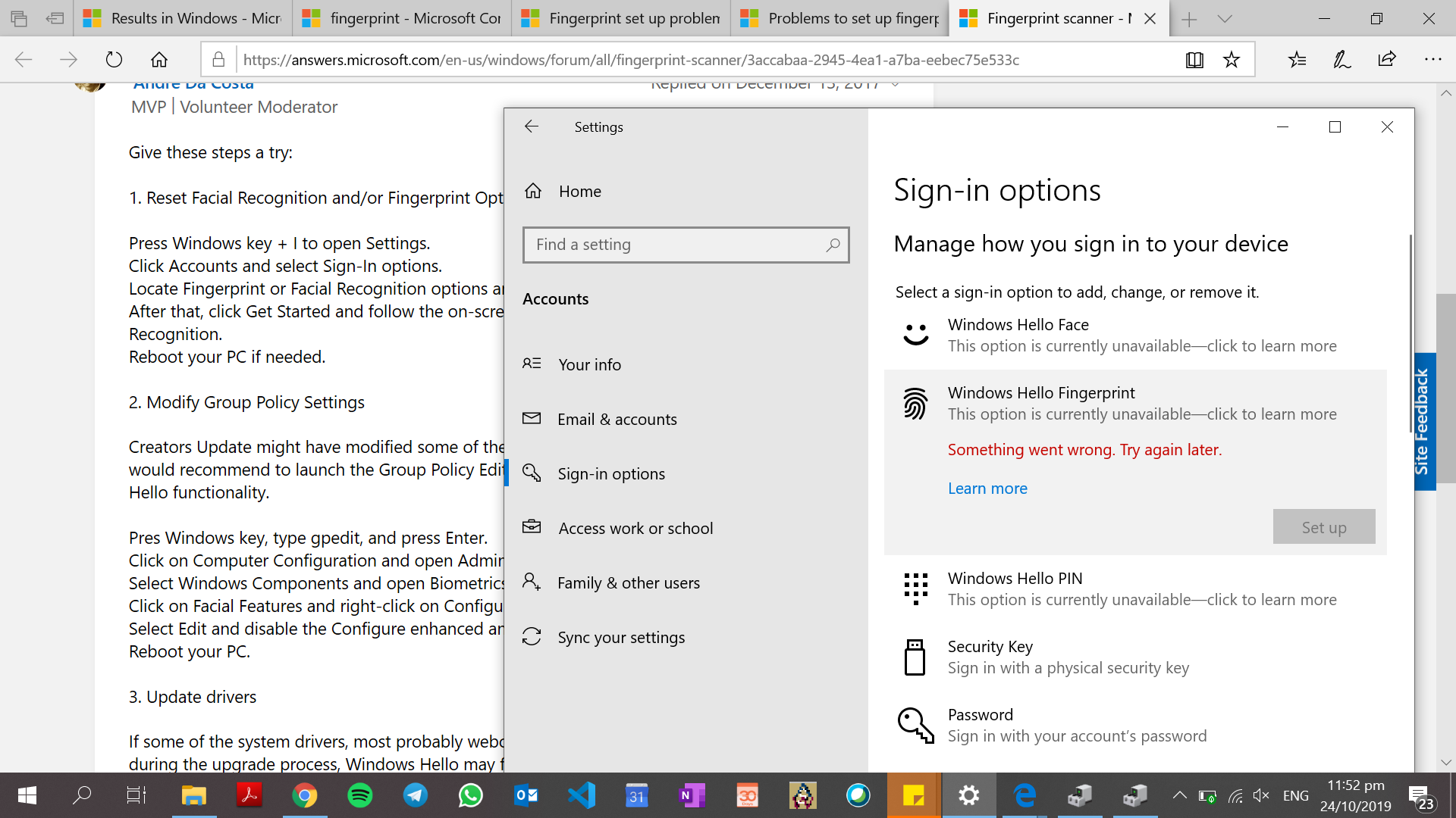 Unable to set up windows hello fingerprint 484285e0-968c-4e88-8379-d6626bfb0b59?upload=true.png