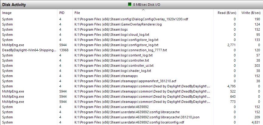 Resource Monitor shows D: as K:<number> 489d3b39-da12-416c-a87f-27fa791c9fe3?upload=true.jpg