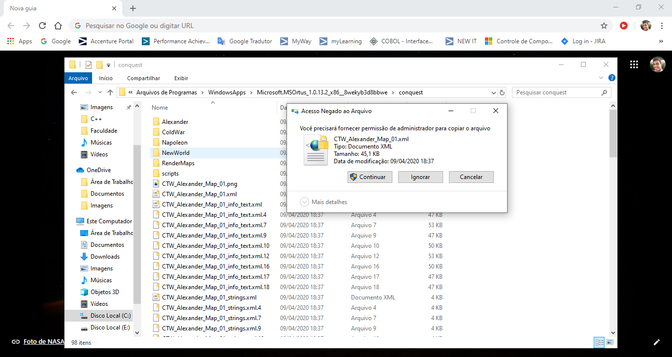 Como faço para obter acesso a pasta windownsApps 48fa3612-900f-4832-91f1-6fecdc875f34?upload=true.png
