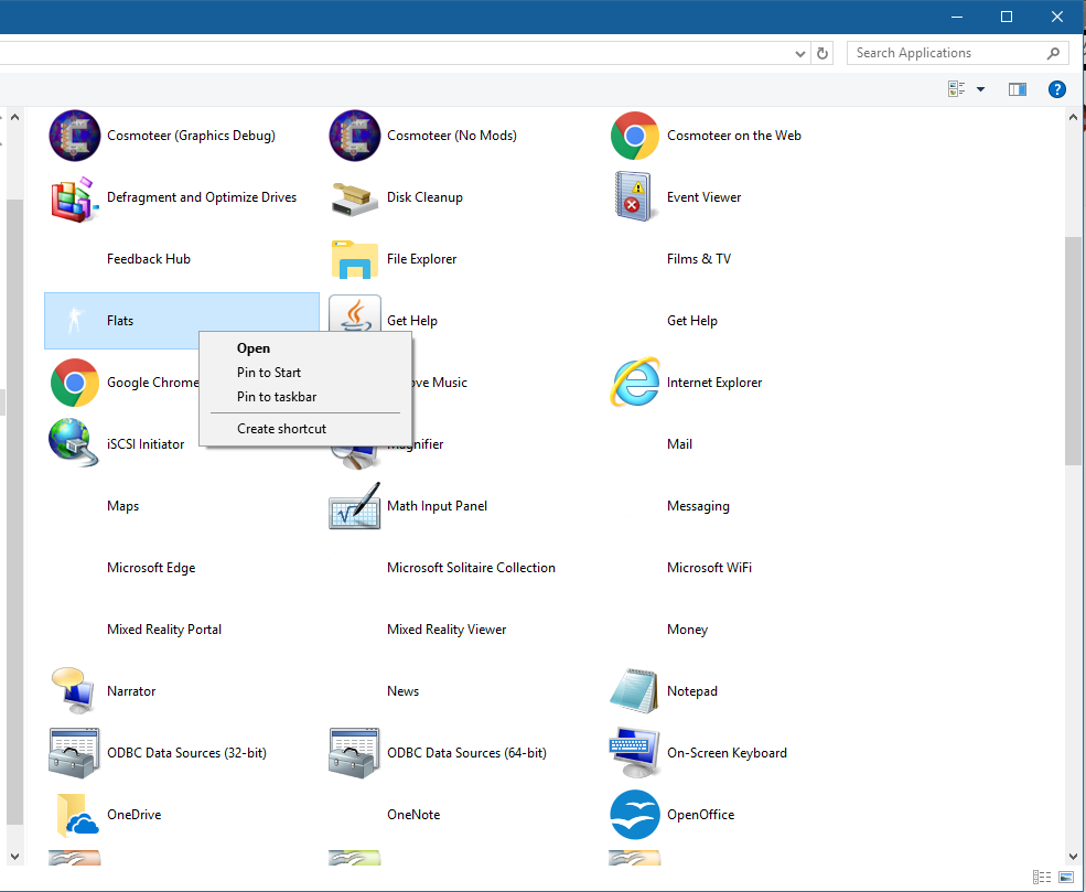 "Open file location" not an option for some applications? 4900594b-434a-4abd-ab62-d3e7dd3f7a8a.png