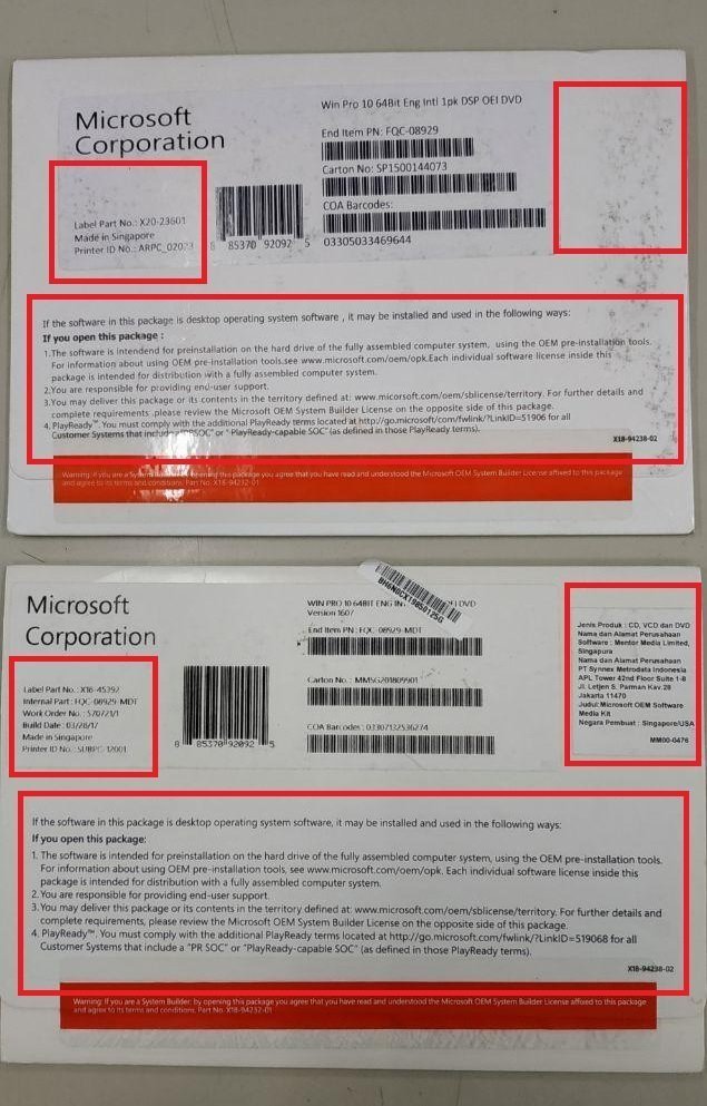 Need help to verify Microsoft Windows 10 Pro DVD Package Original or not? 495dfd80-d87b-4050-977d-f5acb43e8615?upload=true.jpg