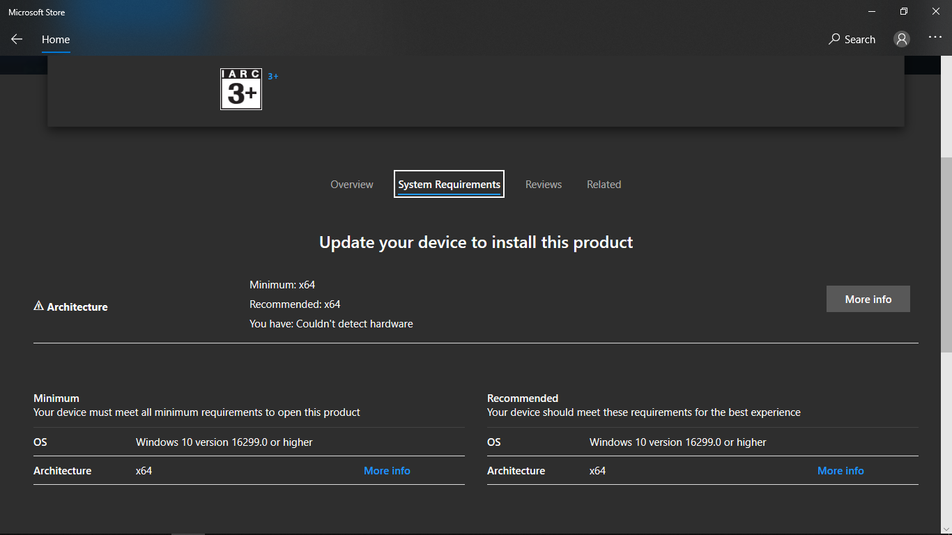 Microsoft store can't detect my hardware 4994adc4-621e-40d9-8a5d-bd42b1acbbb7?upload=true.png