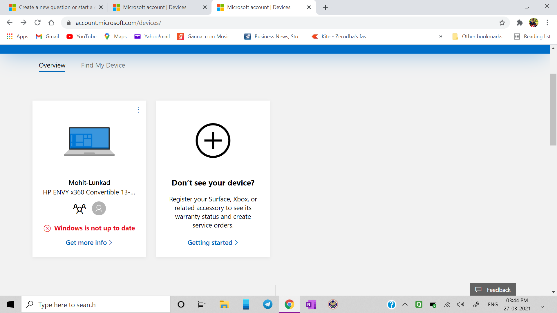Why my Microsoft Account is showing "windows is not up to date" ? 49d01e01-08ca-4034-804b-8ea5ec6c92d5?upload=true.png