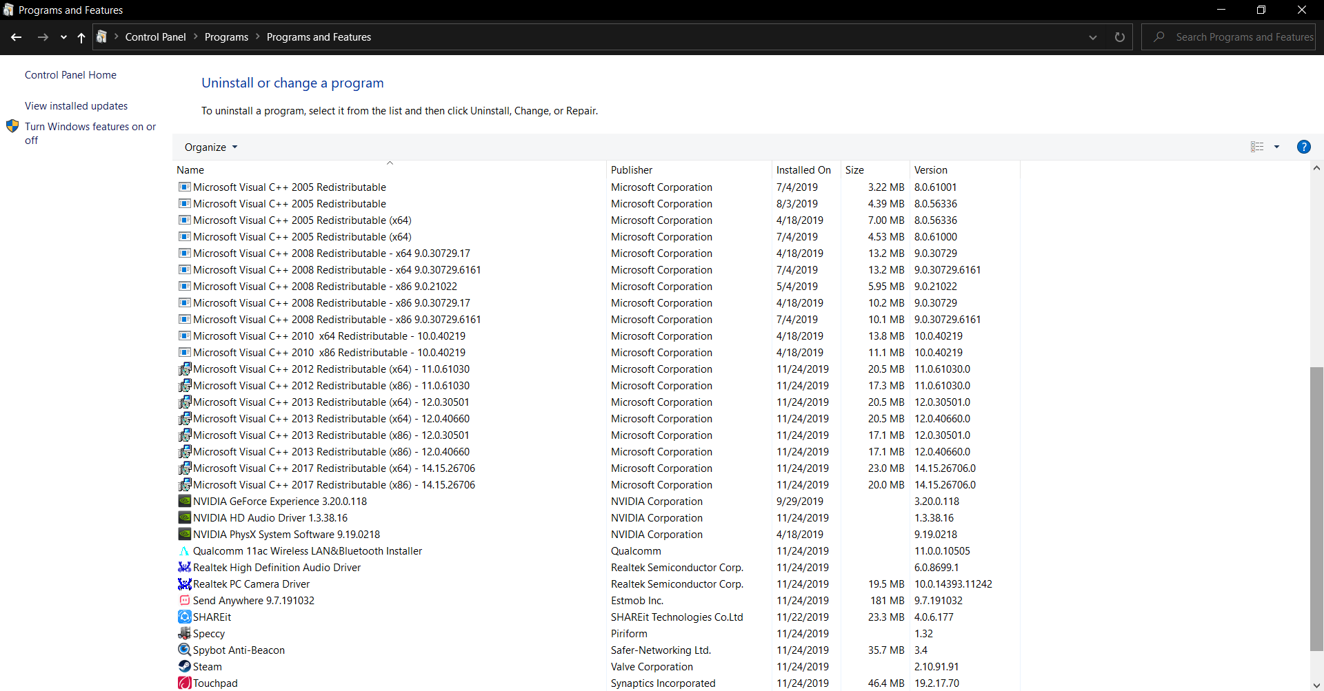 Multiple versions of Microsoft Visual C++ Redistributable x64 49e13132-2086-41eb-b896-c96acfa853a1?upload=true.png