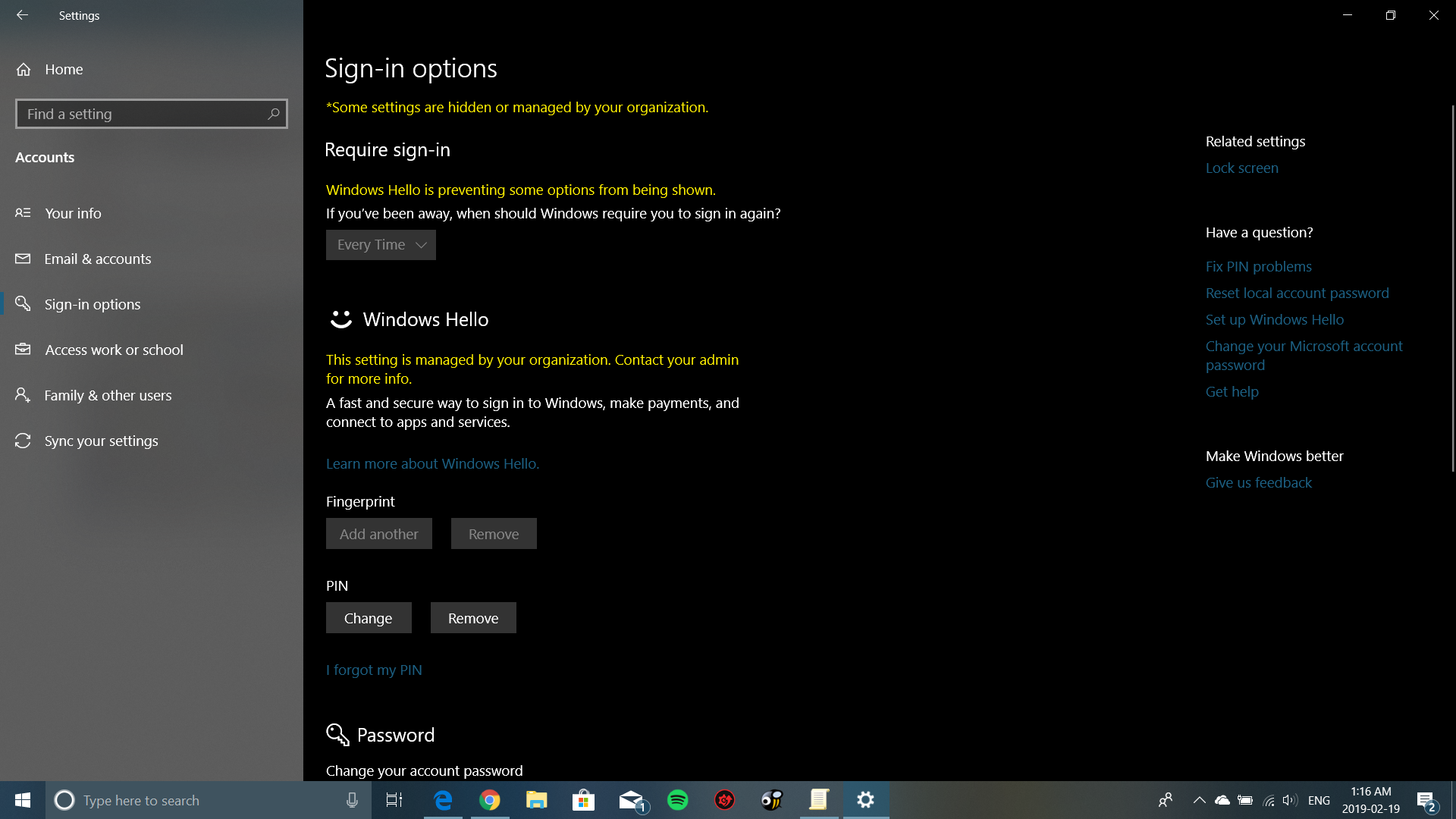 Windows 10 Home version 1809 "Some setting are hidden or managed by your organization" 4a3fb393-0fea-44f6-b155-02e14e351e89?upload=true.png