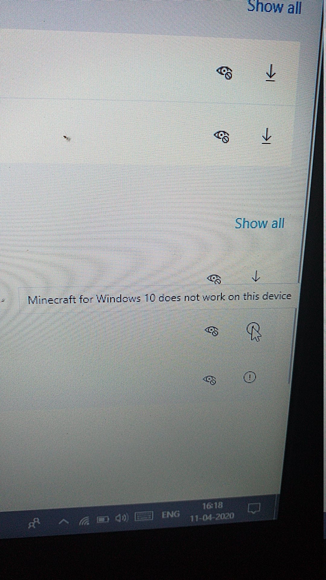 When i go to install Minecraft Windows10 it say It doesn't work on this Device 4a497a09-1c5a-43e0-b299-8cd7b45ddb90?upload=true.jpg