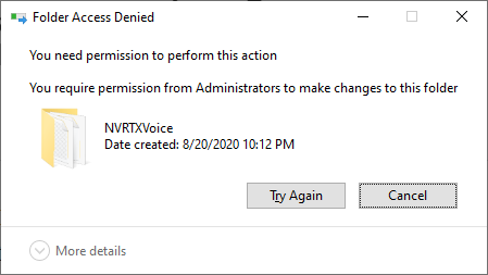 Trouble editing and deleting files in the 'Temp' folder on my C drive regarding Admin... 4a4c31ba-b484-4139-8523-e6704a24cba7?upload=true.png