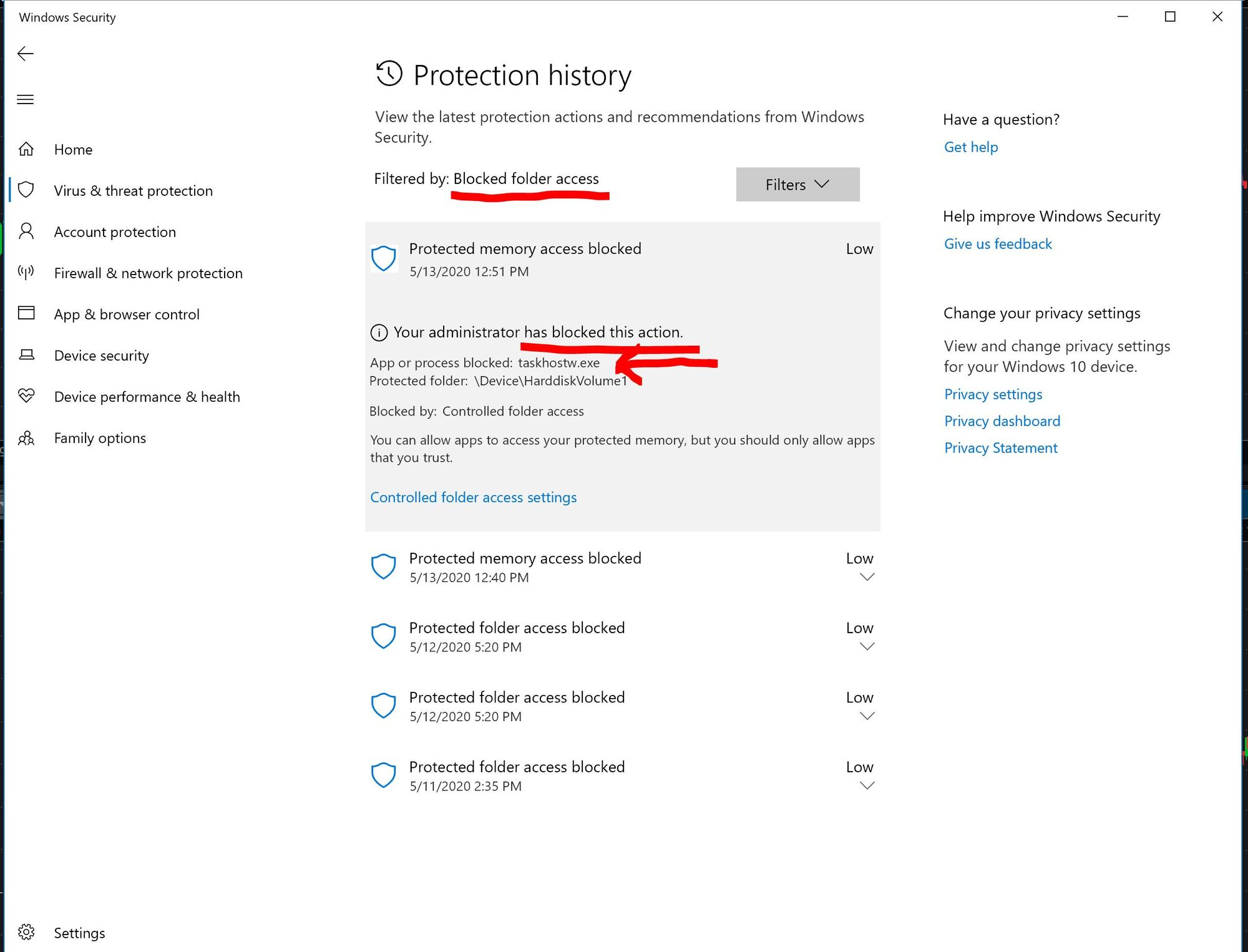 Windows Defender... HOW do you UNBLOCK an app that has been blocked by mistake. 4a86fa55-e60f-452c-894c-8120ce9f071c?upload=true.jpg